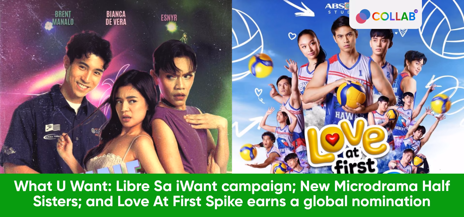 Newsletter Highlights no. 1 (September 26, 2026): Half Sisters and Love At First Spike.